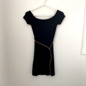 American eagle black short sleeve dress